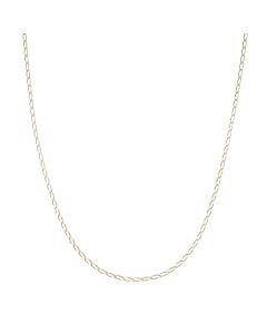 Pre-Owned 9ct Yellow Gold 20" Open Oval Curb Chain Necklace