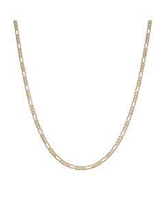 Pre-Owned 9ct Yellow Gold 24" Figaro Chain Necklace