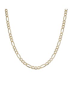 Pre-Owned 9ct Yellow Gold 17.5" Figaro Chain Necklace