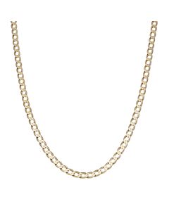 Pre-Owned 9ct Yellow Gold 21.5" Curb Chain Necklace