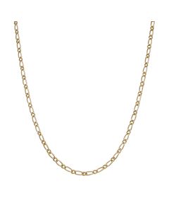 Pre-Owned 9ct Yellow Gold 1:1 Long & Short Link Chain Necklace
