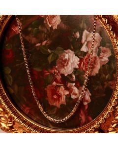Pre-Owned Vintage 1981 9ct Gold 20" Box Link Chain Necklace