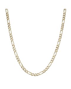 Pre-Owned 9ct Yellow Gold 24" Figaro Chain Necklace