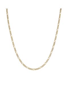 Pre-Owned 9ct Yellow Gold 21" Figaro Chain Necklace