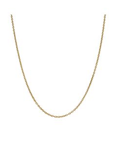 Pre-Owned 9ct Yellow Gold 17" Cable Link Chain Necklace
