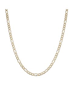Pre-Owned 9ct Yellow Gold 22" Figaro Chain Necklace
