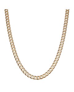 Pre-Owned 9ct Yellow Gold 20" Heavy Curb Chain Necklace