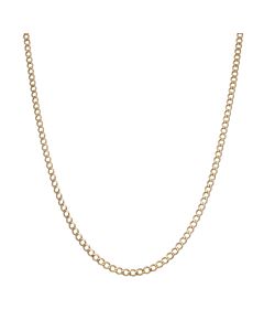 Pre-Owned 9ct Yellow Gold 20" Curb Chain Necklace