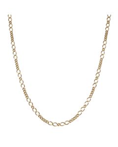 Pre-Owned 9ct Yellow Gold 22" Fancy Link Chain Necklace