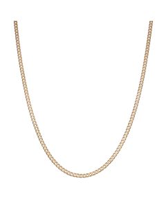 Pre-Owned 9ct Yellow Gold 24.5" Curb Chain Necklace