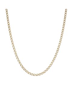 Pre-Owned 9ct Yellow Gold 20" Oval Open Curb Chain Necklace