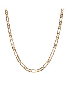 Pre-Owned 9ct Yellow Gold 20" Figaro Chain Necklace