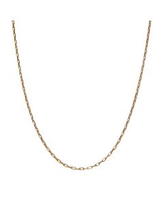 Pre-Owned 9ct Gold 18.5" Diamond-Cut Belcher Chain Necklace