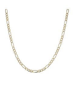 Pre-Owned 9ct Yellow Gold 28" Figaro Chain Necklace