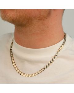 Pre-Owned 9ct Yellow Gold 20" Curb Chain Necklace