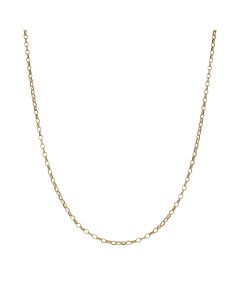 Pre-Owned 9ct Yellow Gold 20" Oval Belcher Chain Necklace