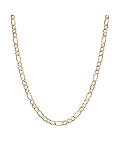 Pre-Owned 9ct Yellow Gold 22" Figaro Chain Necklace