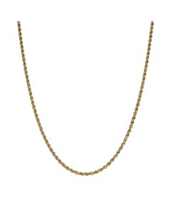 Pre-Owned 9ct Yellow Gold 18" Twist Link Chain Necklace