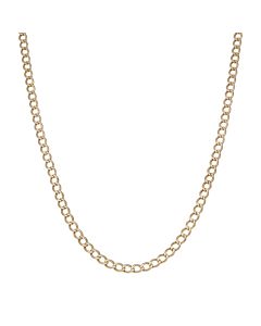 Pre-Owned 9ct Yellow Gold 24" Curb Chain Necklace
