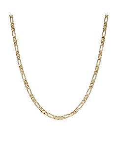 Pre-Owned 9ct Yellow Gold 24" Figaro Chain Necklace