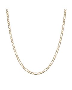 Pre-Owned 9ct Yellow Gold 20.5" Figaro Chain Necklace