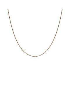 Pre-Owned 9ct Yellow Gold 15" Box Link Twist Chain Necklace