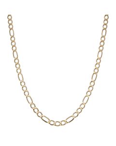Pre-Owned 9ct Yellow Gold 20" Figaro Chain Necklace
