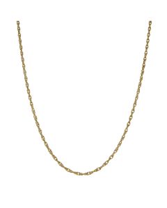 Pre-Owned 9ct Yellow Gold 23" P.O.W Twist Link Chain Necklace