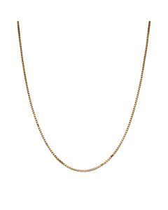 Pre-Owned 9ct Yellow Gold 18" Box Link Chain Necklace