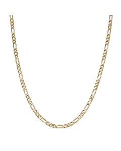 Pre-Owned 9ct Yellow Gold 18" Figaro Chain Necklace