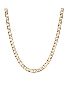 Pre-Owned 9ct Yellow Gold 19.5" Heavy Curb Chain Necklace