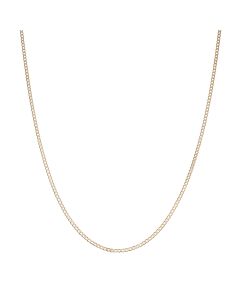 Pre-Owned 9ct Yellow Gold 18" Slim Link Curb Chain Necklace