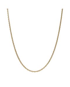 Pre-Owned 9ct Yellow Gold 20" Diamond-Cut Belcher Chain Necklace