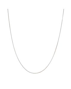 Pre-Owned 9ct White Gold 18" Curb Chain Necklace
