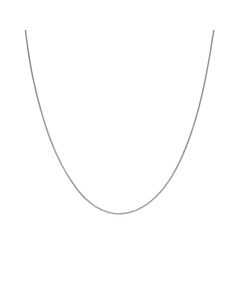 Pre-Owned 9ct White Gold 16" Spiga Link Chain Necklace