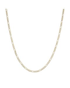 Pre-Owned 9ct Gold 21 Inch Slim Figaro Link Chain Necklace