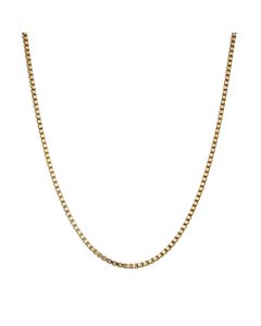 Pre-Owned 9ct Yellow Gold 24" Box Link Chain Necklace