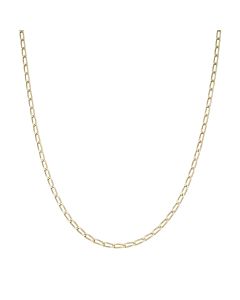 Pre-Owned 9ct Yellow Gold 22" Oval Open Curb Chain Necklace