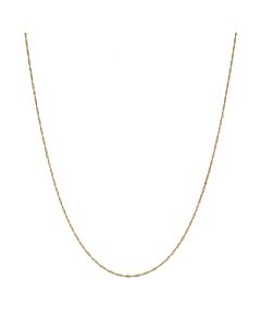 Pre-Owned 9ct Yellow Gold 18" Fine Singapore Chain Necklace