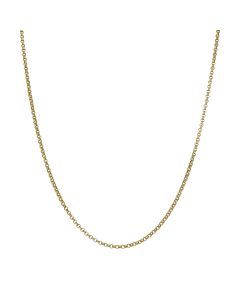 Pre-Owned 9ct Yellow Gold 24" Solid Belcher Chain Necklace