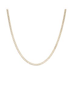 Pre-Owned 9ct Yellow Gold 16" Curb Link Chain Necklace