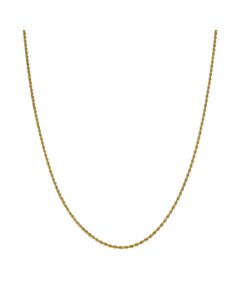 Pre-Owned 9ct Yellow Gold 18 Inch Rope Chain Necklace
