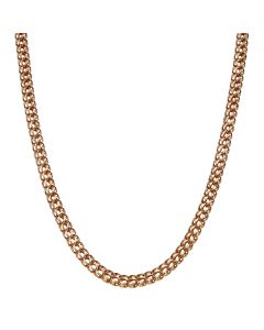 Pre-Owned 14ct Rose Gold 19" Mesh Link Style Chain Necklace