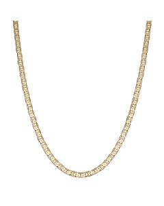 Pre-Owned 9ct Yellow Gold 18" Solid Anchor Link Chain Necklace