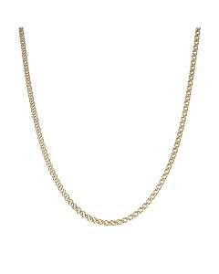 Pre-Owned 9ct Yellow Gold 22" Double Curb Chain Necklace