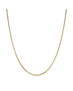 Pre-Owned 9ct Yellow Gold 30" Diamond-Cut Belcher Chain Necklace