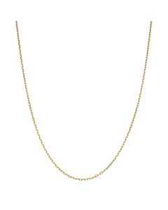 Pre-Owned 9ct Yellow Gold 18" Diamond-Cut Belcher Chain Necklace