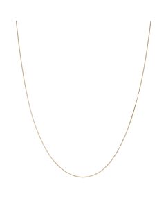 Pre-Owned 9ct Yellow Gold 18.5" Slim Curb Link Chain Necklace