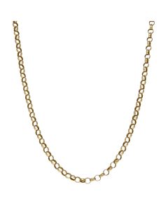Pre-Owned 9ct Yellow Gold 20.5 Inch Belcher Chain Necklace