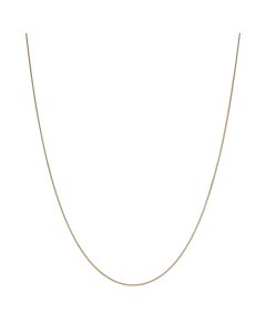 Pre-Owned 9ct Yellow Gold 19" Slim Link Curb Chain Necklace